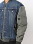 Alexander McQueen Denim bomberjack Blauw - Thumbnail 5