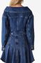 Alexander McQueen Denim jack Blauw - Thumbnail 3