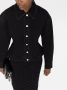 Alexander McQueen Denim peplum jack Zwart - Thumbnail 3