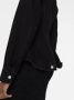 Alexander McQueen Denim peplum jack Zwart - Thumbnail 5