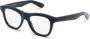 Alexander McQueen Eyewear Bril met gegraveerd logo Blauw - Thumbnail 1