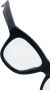 Alexander McQueen Eyewear Bril met gegraveerd logo Blauw - Thumbnail 2