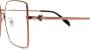 Alexander McQueen Eyewear Bril met oversized montuur Goud - Thumbnail 3