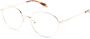 Alexander McQueen Eyewear Bril met rond montuur Goud - Thumbnail 2