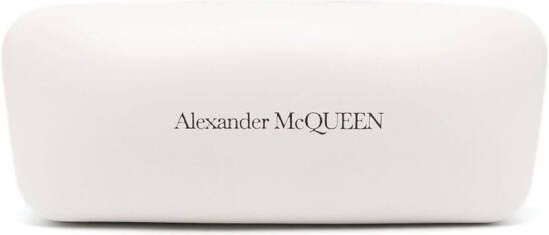 Alexander McQueen Eyewear Zonnebril met kattenoog montuur Bruin