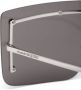 Alexander McQueen Eyewear Zonnebril met gegraveerd logo Zilver - Thumbnail 3
