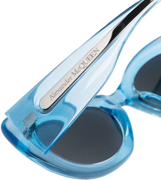 Alexander McQueen Eyewear Zonnebril met getinte glazen Blauw