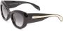 Alexander McQueen Eyewear Zonnebril met cat-eye doodskop Zwart - Thumbnail 2