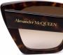 Alexander McQueen Eyewear Zonnebril met cat-eye montuur Bruin - Thumbnail 2