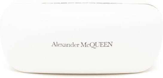 Alexander McQueen Eyewear Zonnebril met cat-eye montuur Roze
