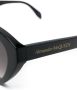 Alexander McQueen Eyewear Zonnebril met cat-eye montuur Zwart - Thumbnail 3