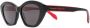 Alexander McQueen Eyewear Zonnebril met cat-eye montuur Zwart - Thumbnail 2