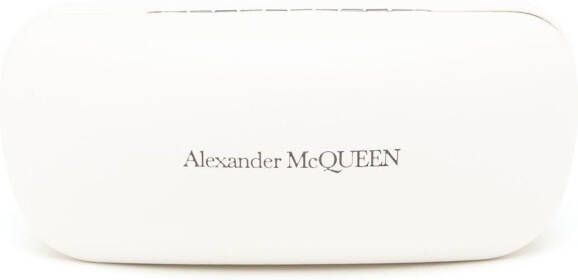 Alexander McQueen Eyewear Zonnebril met cat-eye montuur Zwart