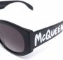 Alexander McQueen Eyewear Zonnebril met kattenoog montuur Zwart - Thumbnail 3