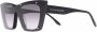 Alexander McQueen Eyewear Zonnebril met kleurverloop Zwart - Thumbnail 2