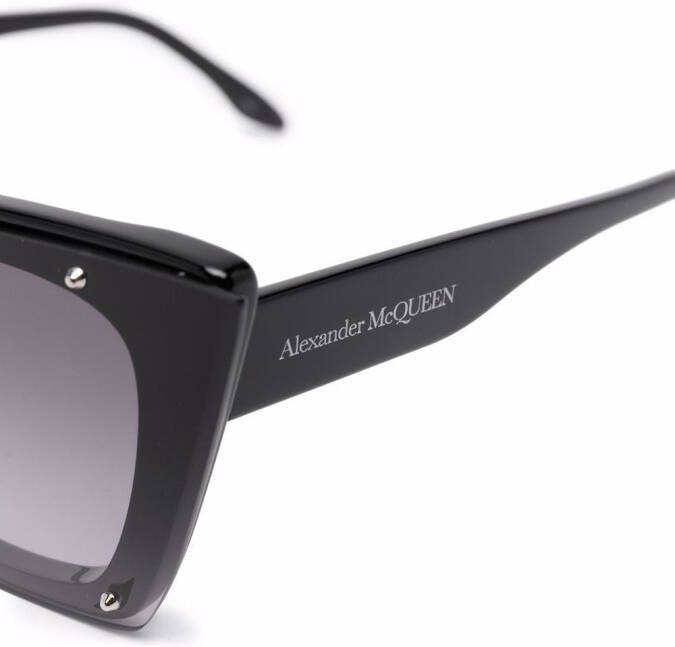 Alexander McQueen Eyewear Zonnebril met kleurverloop Zwart