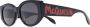 Alexander McQueen Eyewear Zonnebril met logo Zwart - Thumbnail 2