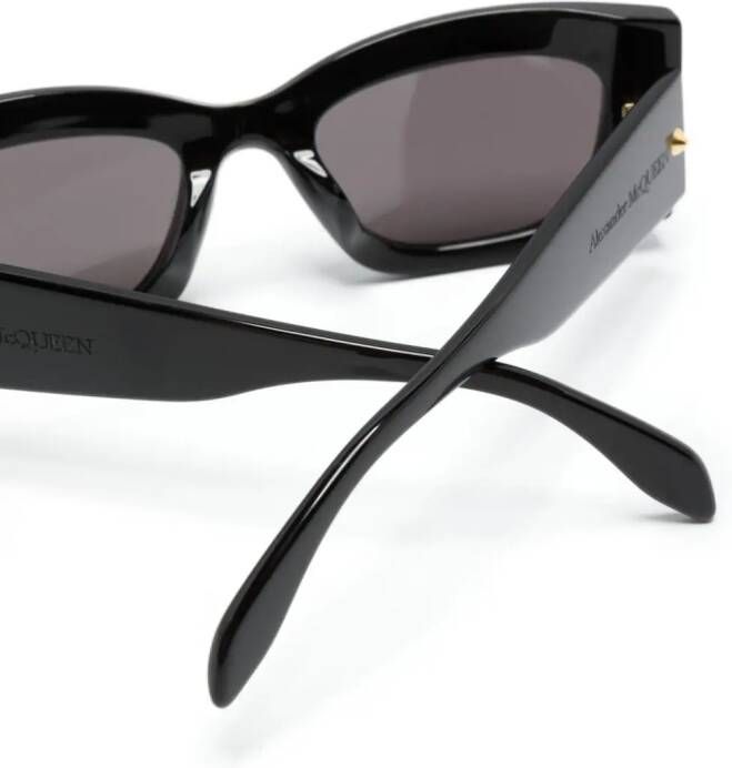 Alexander McQueen Eyewear Zonnebril met logoprint Zwart