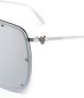 Alexander McQueen Eyewear Zonnebril met piloten montuur Zilver - Thumbnail 3