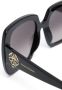 Alexander McQueen Eyewear Zonnebril met rechthoekig montuur Zwart - Thumbnail 3