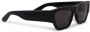 Alexander McQueen Eyewear Zonnebril met rechthoekig montuur Zwart - Thumbnail 2