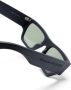 Alexander McQueen Eyewear Zonnebril met vierkant montuur Blauw - Thumbnail 3