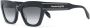 Alexander McQueen Eyewear Zonnebril met vierkant montuur Zwart - Thumbnail 2