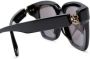 Alexander McQueen Eyewear Zonnebril met vierkant montuur Zwart - Thumbnail 3