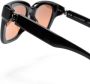 Alexander McQueen Eyewear Zonnebril met vierkant montuur Zwart - Thumbnail 3