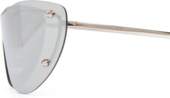 Alexander McQueen Eyewear Zonnebril zonder montuur Zilver