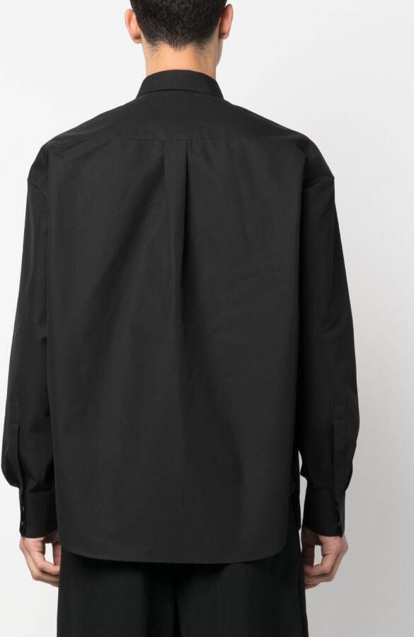 Alexander McQueen Overhemd met klepzakken Zwart
