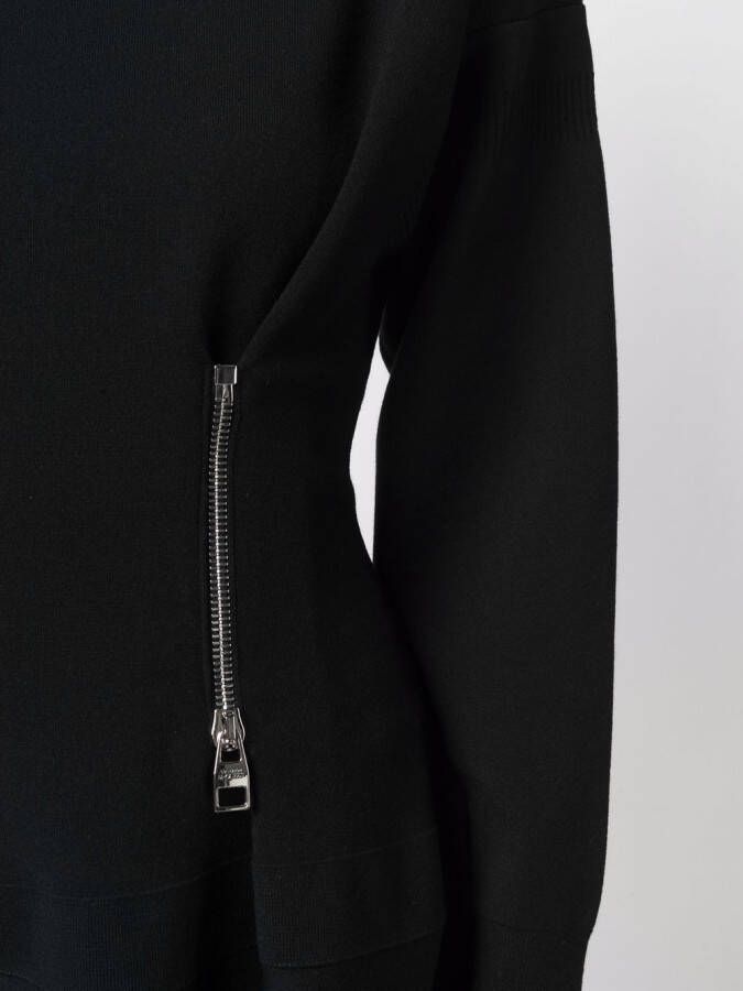 Alexander McQueen Flared jurk Zwart