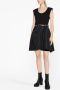 Alexander McQueen Mini-jurk met gesmockt detail Zwart - Thumbnail 2