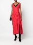 Alexander McQueen Geknoopte jurk Rood - Thumbnail 2