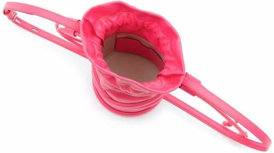 Alexander McQueen The Curve bucket-tas Roze