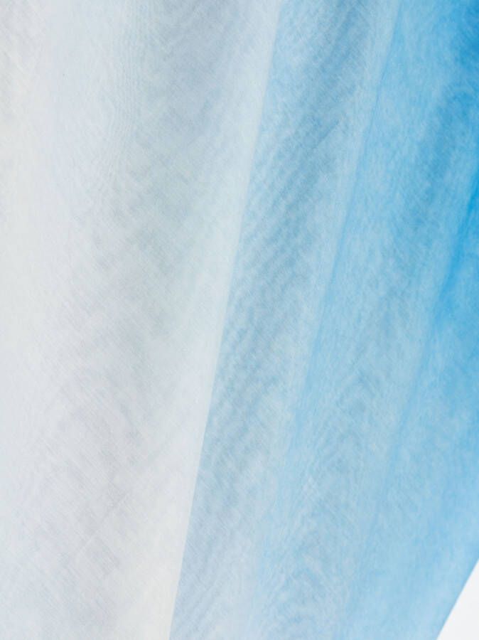 Alexander McQueen Sjaal met kleurverloop Blauw