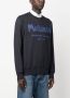 Alexander McQueen Sweater met logoprint Blauw - Thumbnail 3