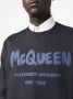 Alexander McQueen Sweater met logoprint Blauw - Thumbnail 5