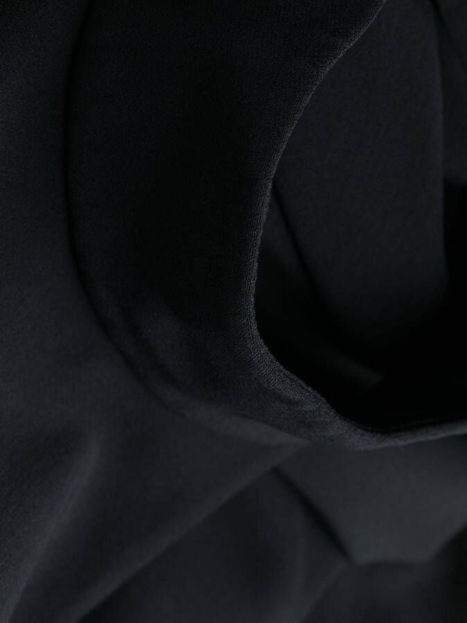 Alexander McQueen Maxi-jurk met halternek Zwart
