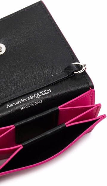 Alexander McQueen Handtas met logo Roze