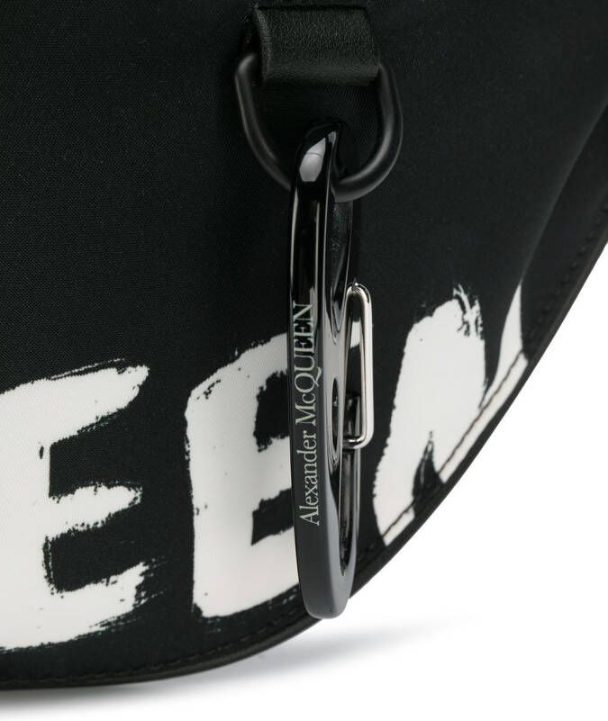 Alexander McQueen Harnas oversized heuptas Zwart