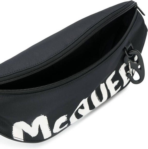 Alexander McQueen Harnas oversized heuptas Zwart