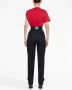 Alexander McQueen High waist broek Zwart - Thumbnail 4