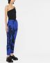 Alexander McQueen High waist pantalon Blauw - Thumbnail 3