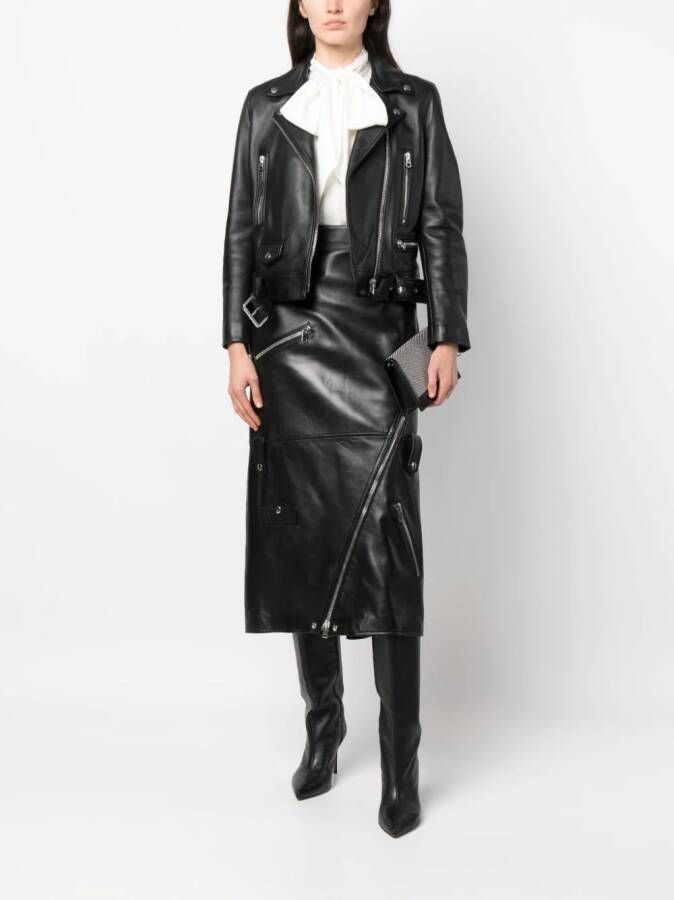 Alexander McQueen High waist rok Zwart