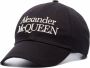 Alexander McQueen Honkbalpet met geborduurd logo Zwart - Thumbnail 3