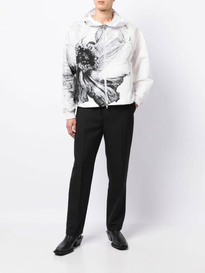 Alexander McQueen Jack met bloemenprint Wit