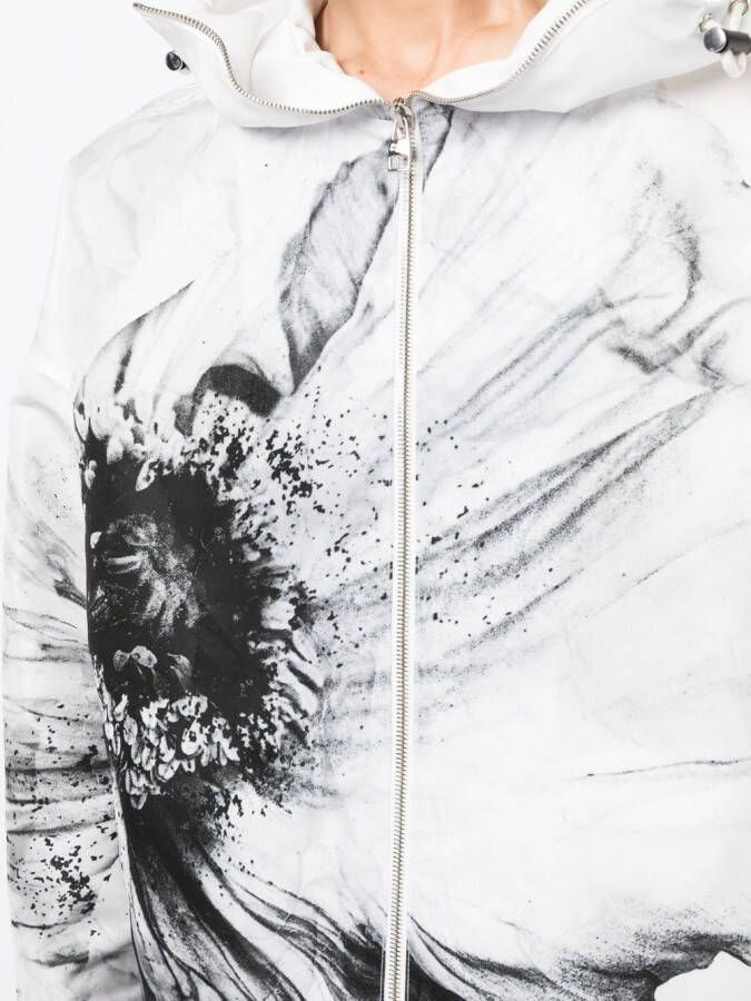 Alexander McQueen Jack met bloemenprint Wit