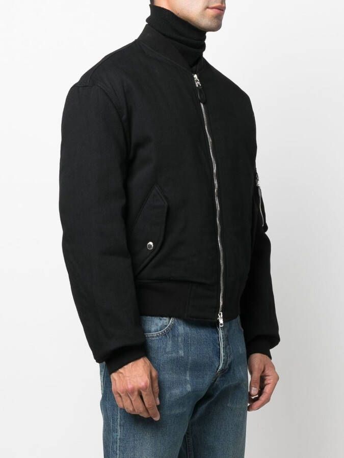 Alexander McQueen Jack met rits Zwart