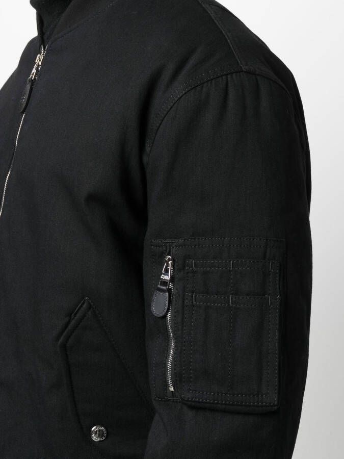 Alexander McQueen Jack met rits Zwart